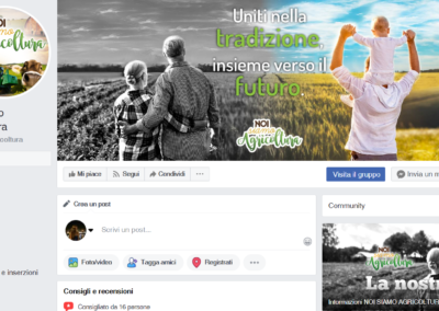 Graphic design per il web e i canali social di Noi Siamo Agricoltura
