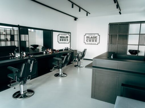Brand identity per Blade Code – Barber Lab