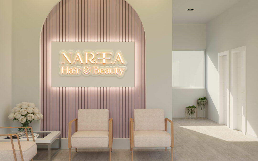 Brand identity Nareea Hair & Beauty